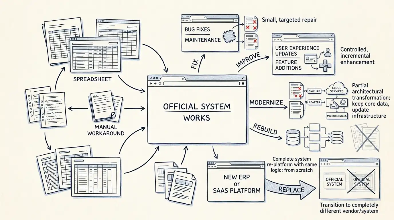 Fix It, Rebuild It or Replace It? How We Decide What to Do With Old Software