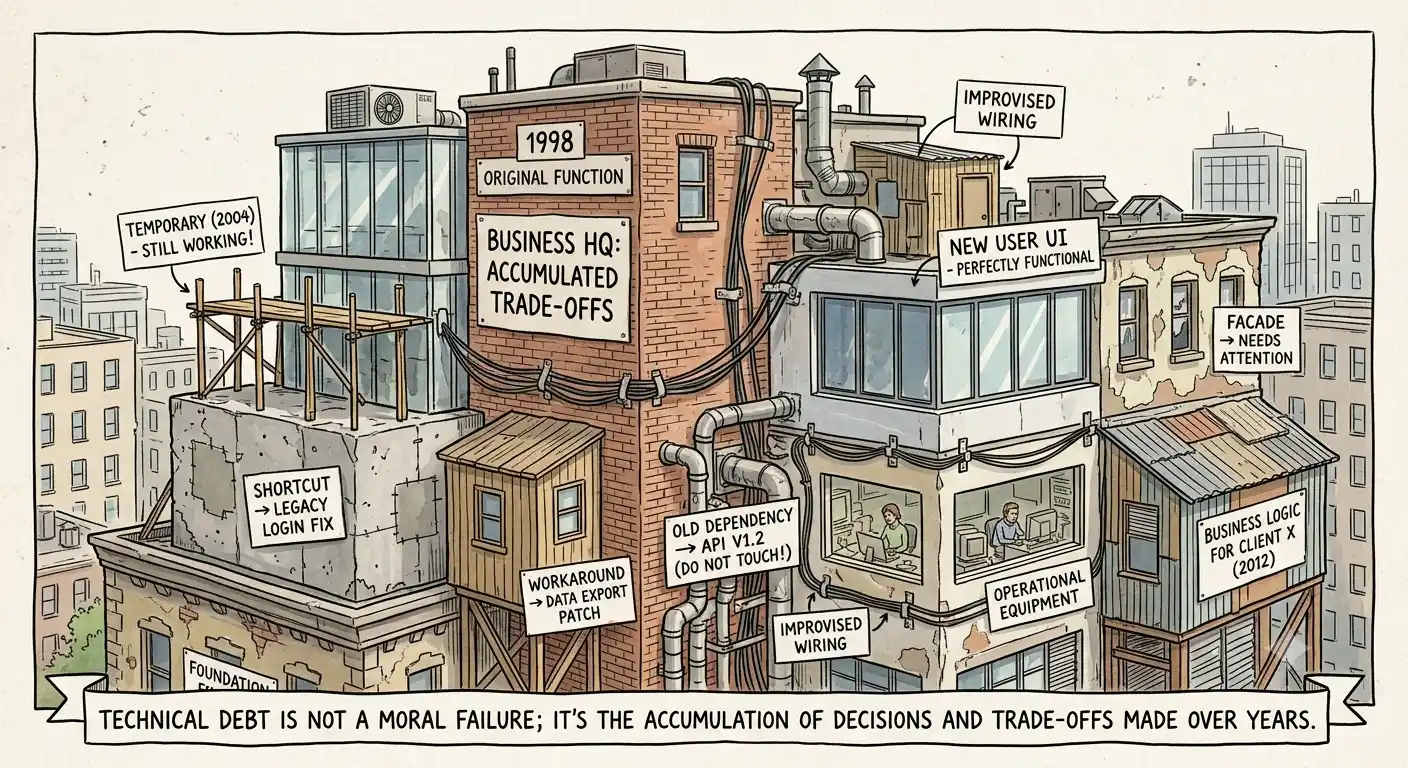 Software Debt Is Not a Moral Failure