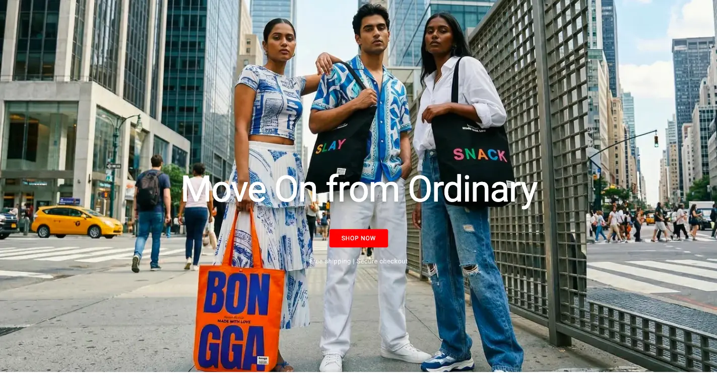 Bongga – D2C E-commerce Website - Overview