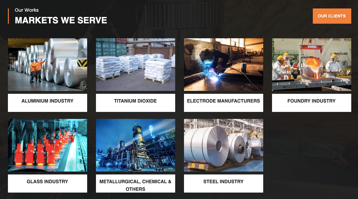 Goa Carbon – Corporate Website - Challenge
