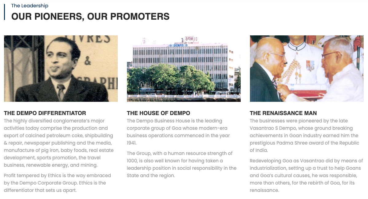 Goa Carbon – Corporate Website - Challenge