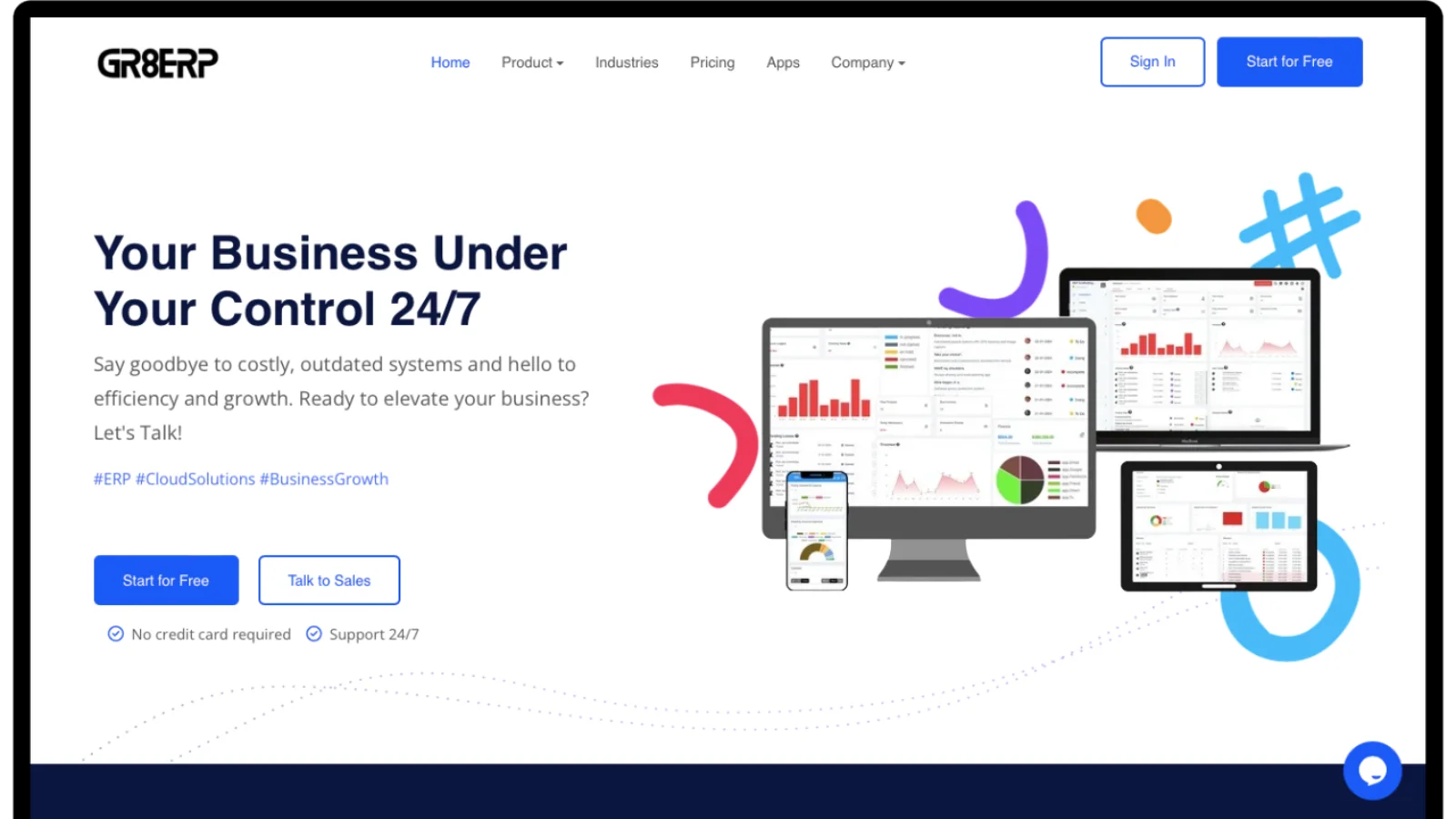 Gr8ERP – ERP & Business Management Platform